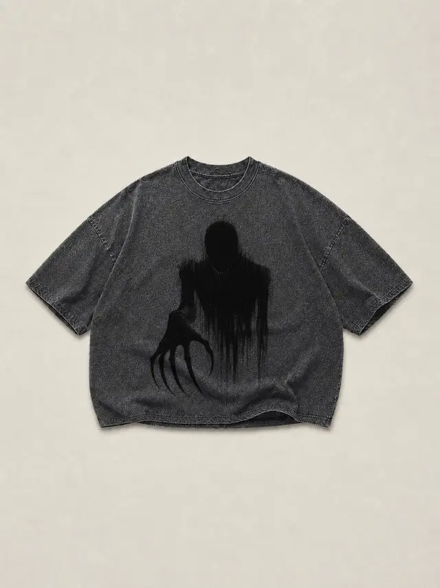 Faceless Figure Unraveling Into Drips