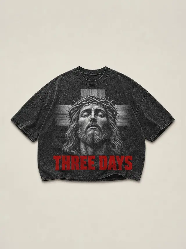 Three Days — Christ Tilted Back Under the Thorn Crown
